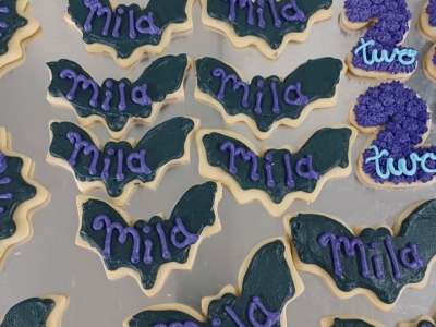 Bat Birthday Cookies 02